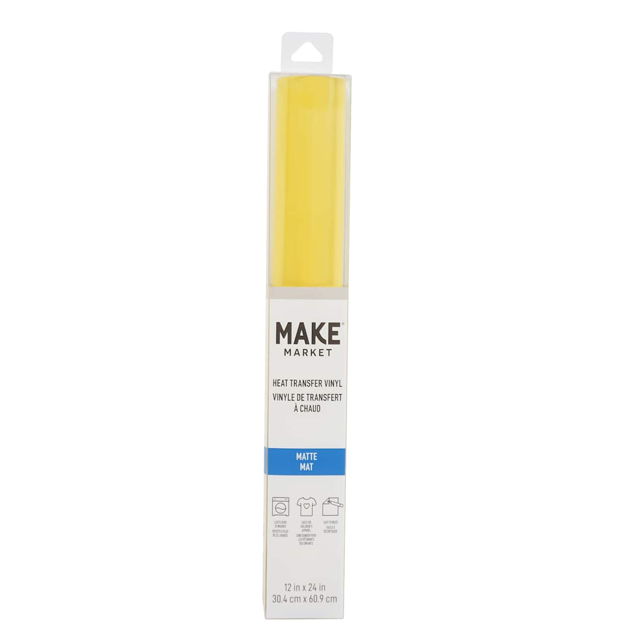 12 Pack: Matte Heat Transfer Vinyl by Make Market®